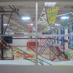 line as movement collaborative mural