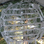 gathering smoke, top back panel detail