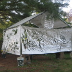Gathering smoke, exterior view