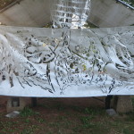 gathering smoke, back panels