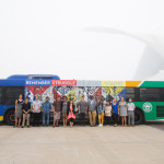 Mural with interns, photo: Front Room Photography